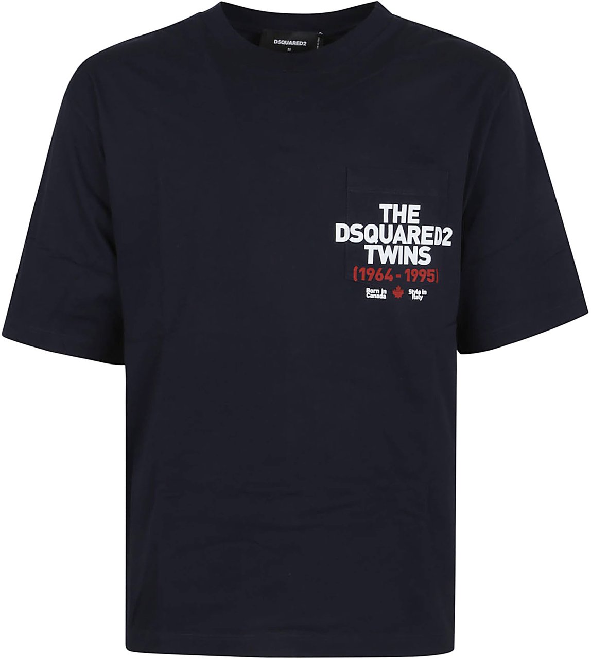Dsquared2 T-Shirt Loose Fit Blauw
