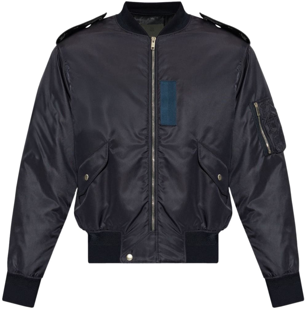 Givenchy Heren Bomber Jacket Blauw Blauw