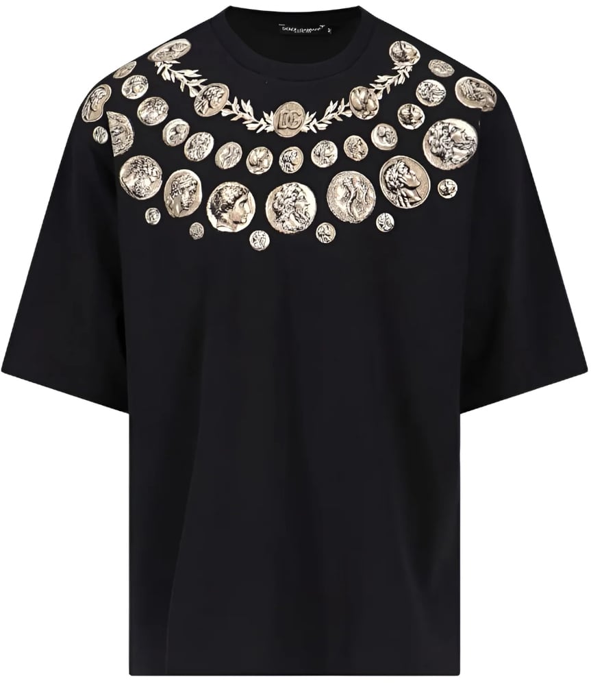 Dolce & Gabbana T-shirts And Polos Black Zwart