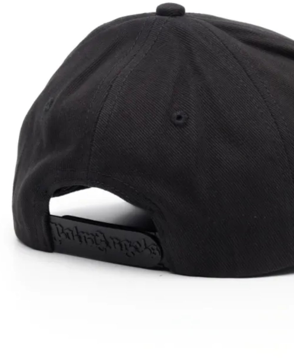 Palm Angels Cappellino con visiera Palm Tree Sketch nero Zwart