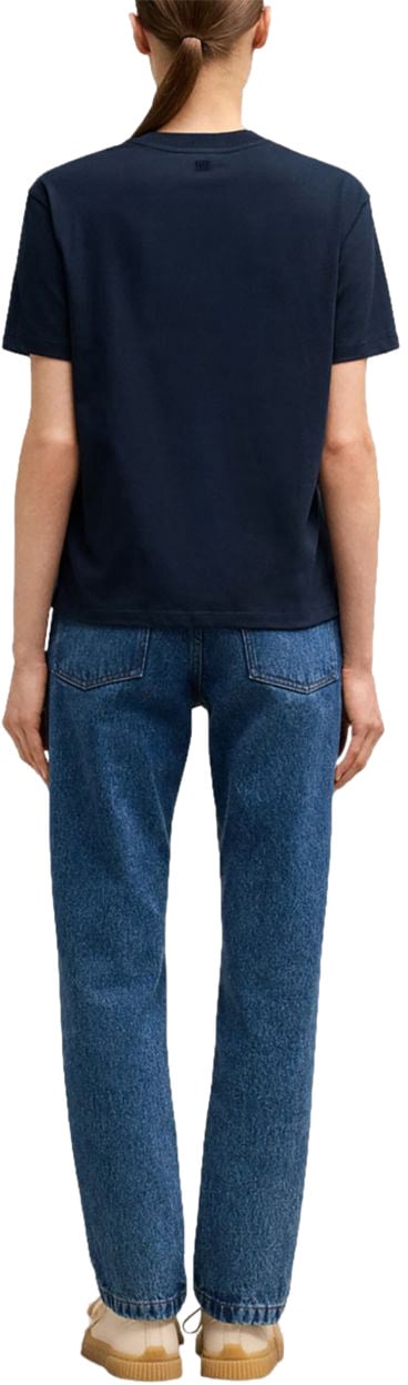 AMI Paris T-Shirts And Polos Blue Blauw
