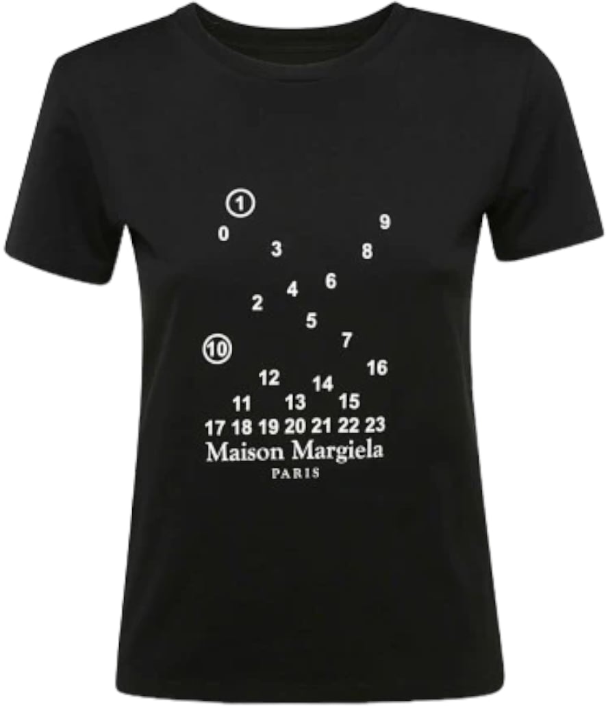 Maison Margiela Maison Margiela T-shirts and Polos Black Zwart