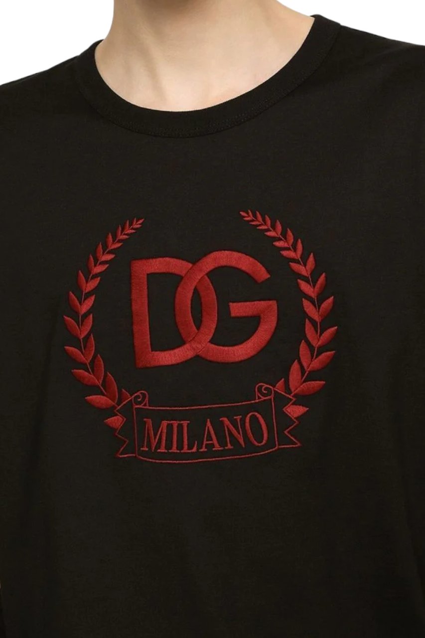 Dolce & Gabbana T-shirt DG nera Zwart