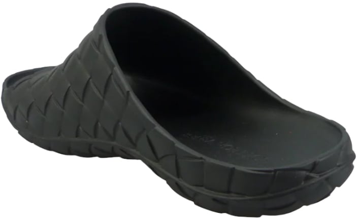 Bottega Veneta Ciabatta beebee intreccio Zwart