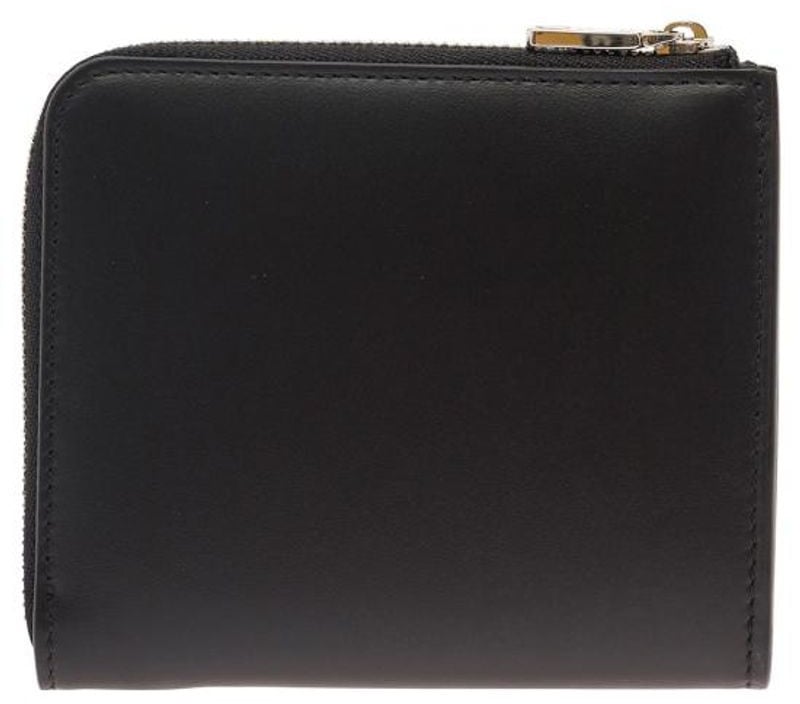 Dolce & Gabbana Portafoglio nero con zip Zwart