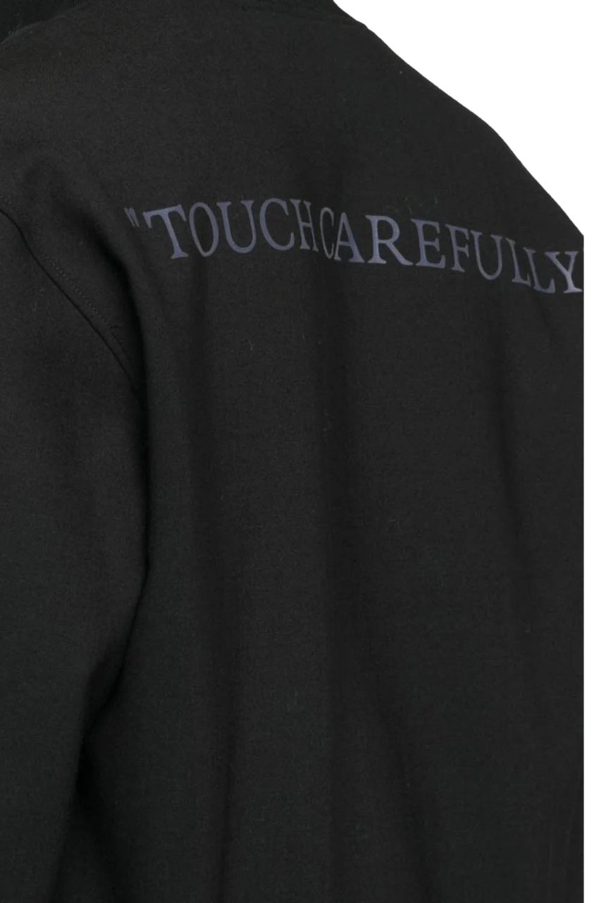 OFF-WHITE tuta con stampa logo Zwart