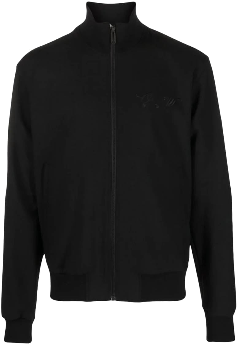 OFF-WHITE tuta con stampa logo Zwart