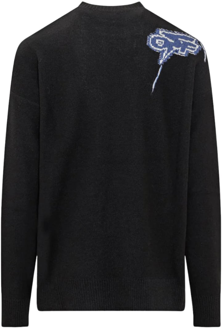OFF-WHITE Maglione in Jacquard Zwart