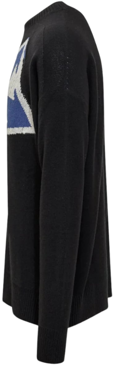 OFF-WHITE Maglione in Jacquard Zwart