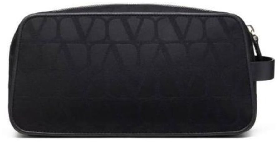 Valentino Garavani Beauty case medio nero Zwart
