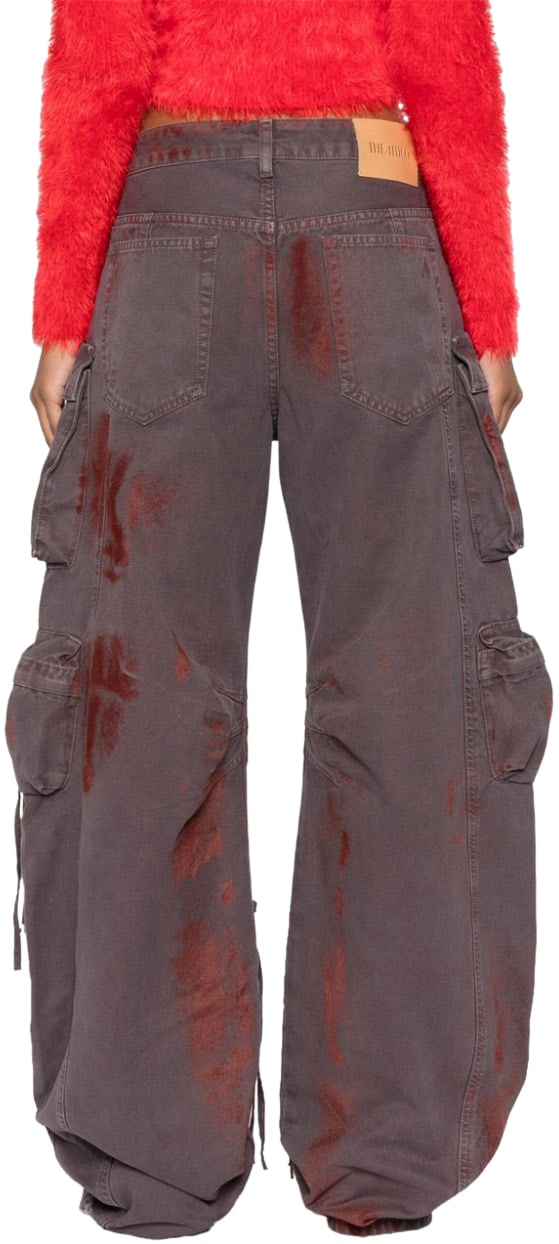 The Attico Jeans Red Rood