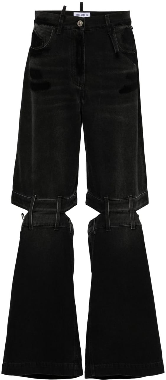 The Attico Jeans Black Zwart