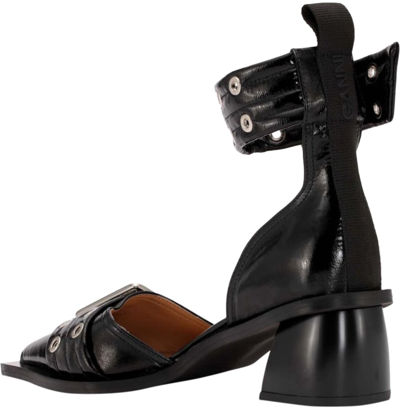 Ganni Flat Shoes Black Zwart