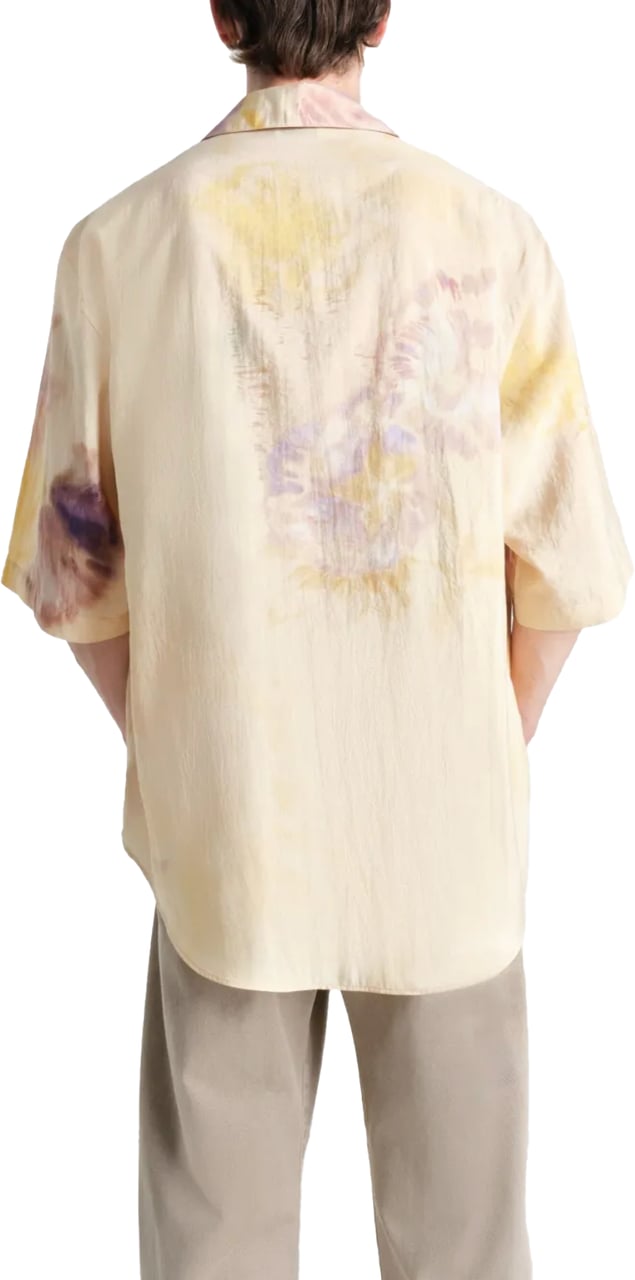 Lemaire Summer Shirt Light Peach/mauve/ochre Divers