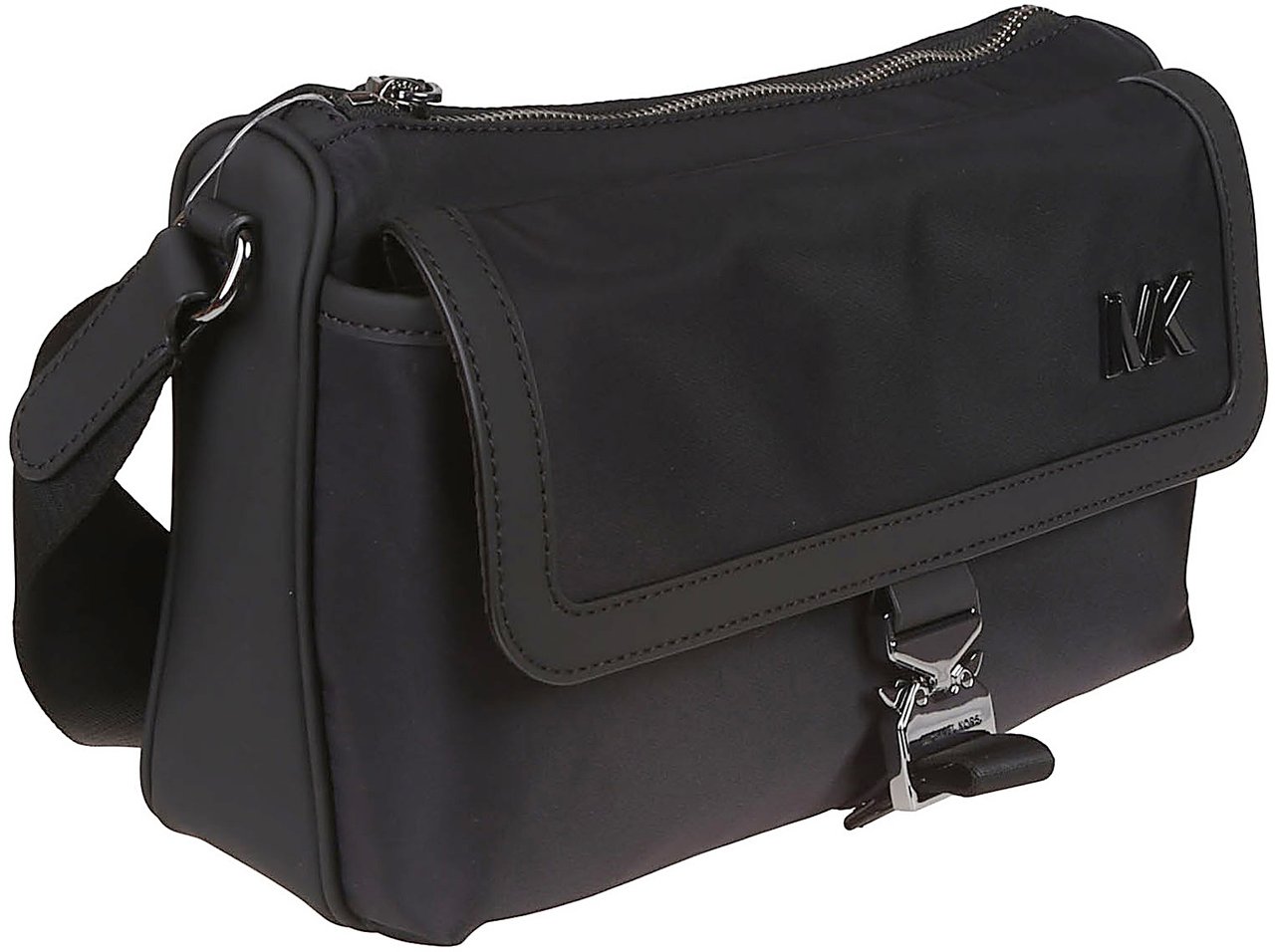 Michael Kors Eli Aviator Flap Bag Black Zwart