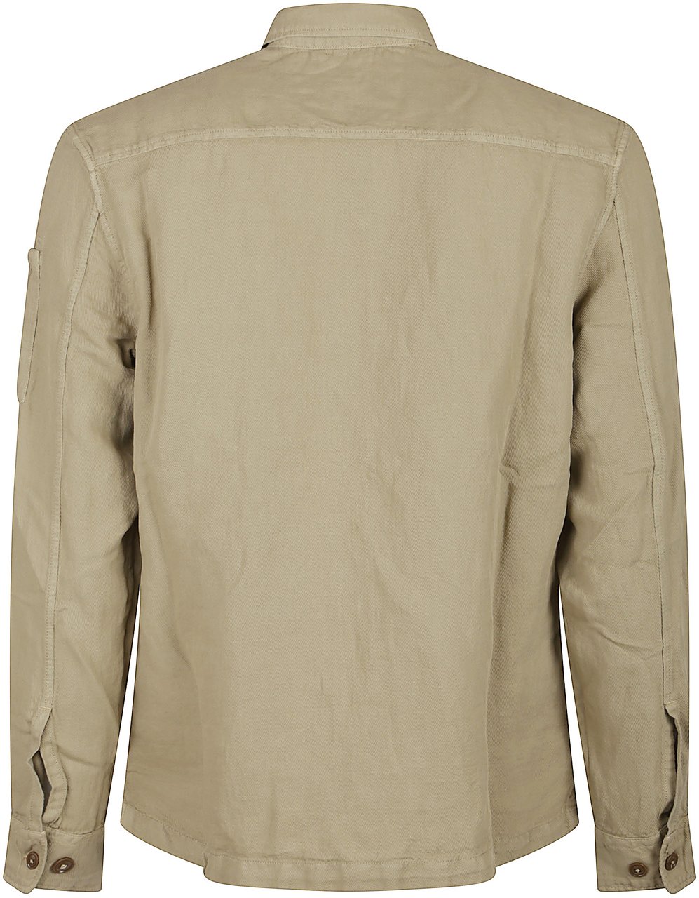 CP Company Lens Overshirt Brown Bruin
