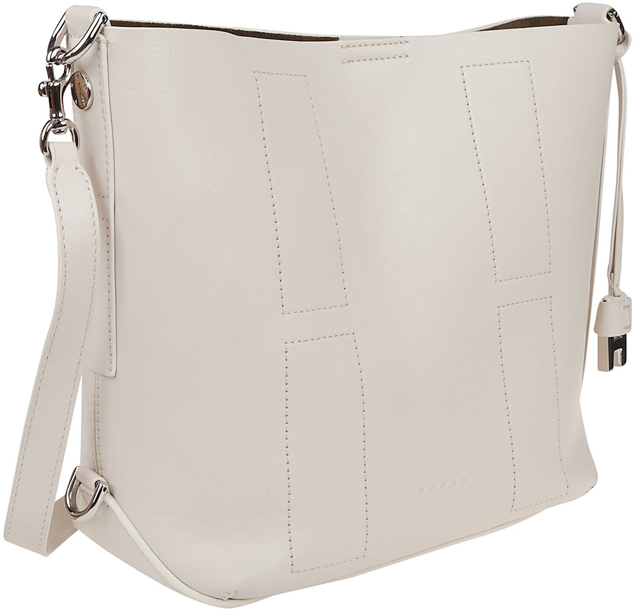 HOGAN Small H01r Hobo Bag White Wit