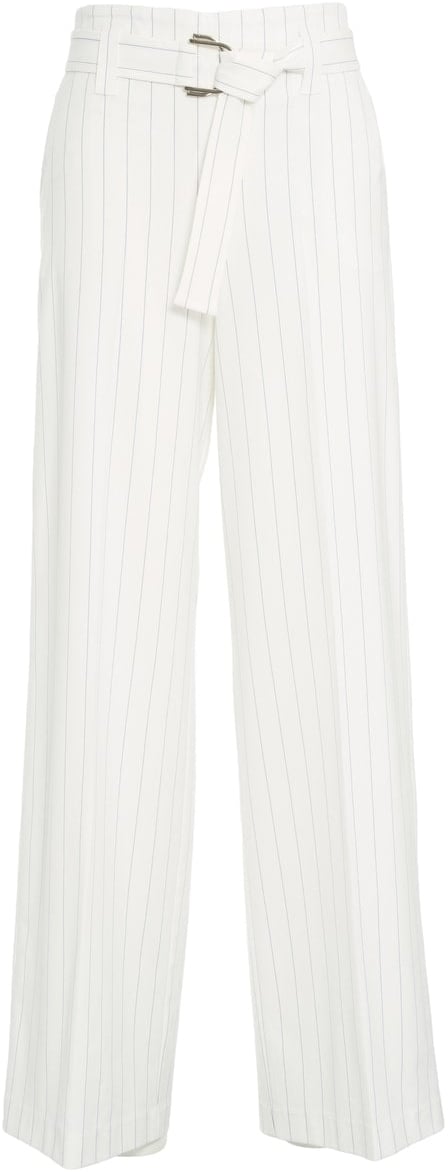 Liu Jo Trousers White Bluette Blauw
