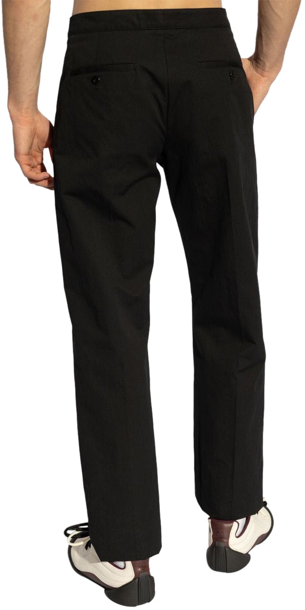 Alexander McQueen Trousers Black Zwart