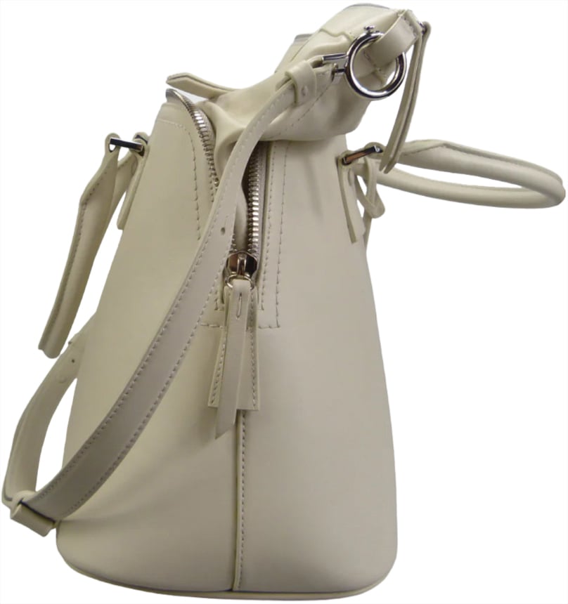 Maison Margiela Borsa media crossbody grigia Grijs
