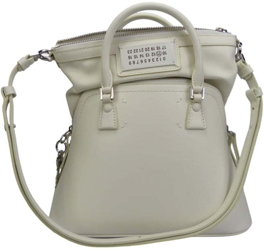 Maison Margiela Borsa tote mini bianca Wit