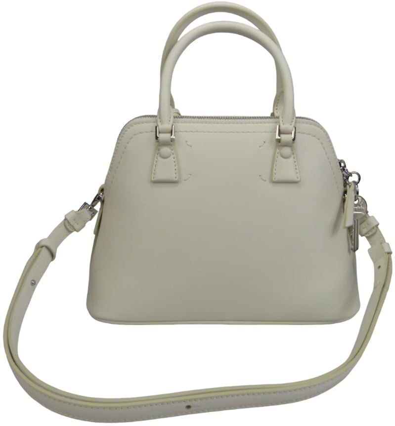 Maison Margiela Borsa tote mini bianca Wit