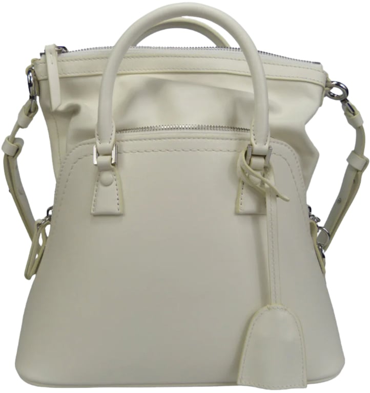 Maison Margiela Borsa tote mini bianca Wit