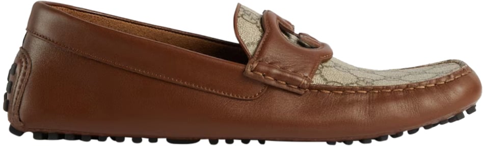 Gucci Mocassino Driver Uomo con Incrocio GG Bruin