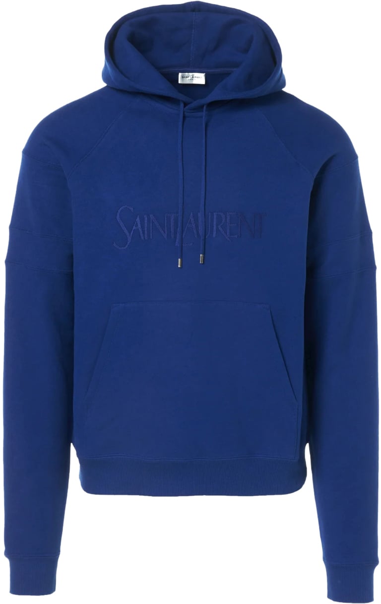 Saint Laurent Sweaters Blue Blauw