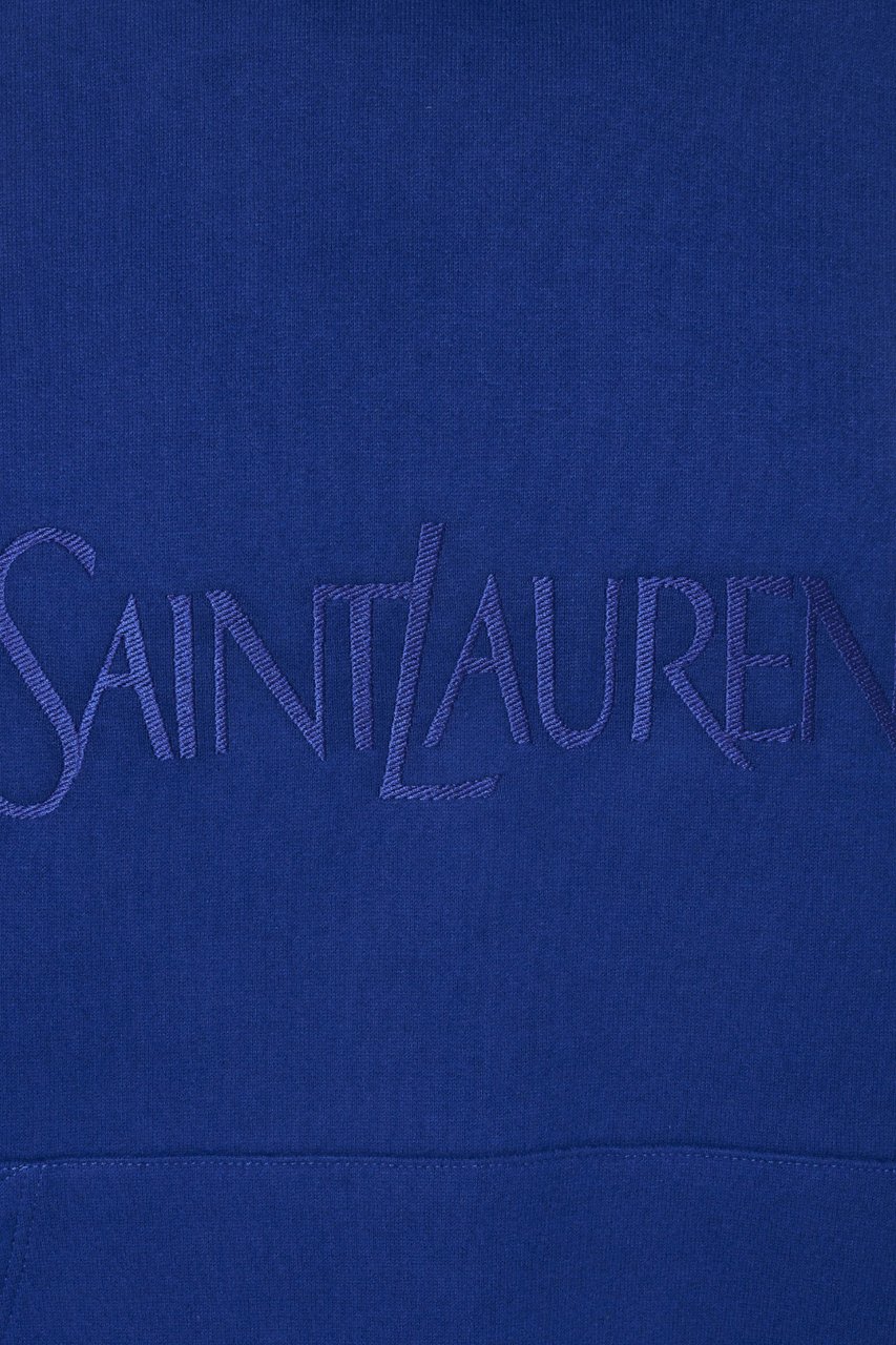 Saint Laurent Sweaters Blue Blauw