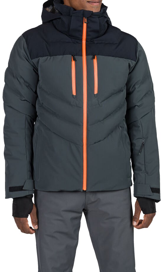 Rossignol Men Blackside Puffy Ski Jacket N Onyx Grey Zwart