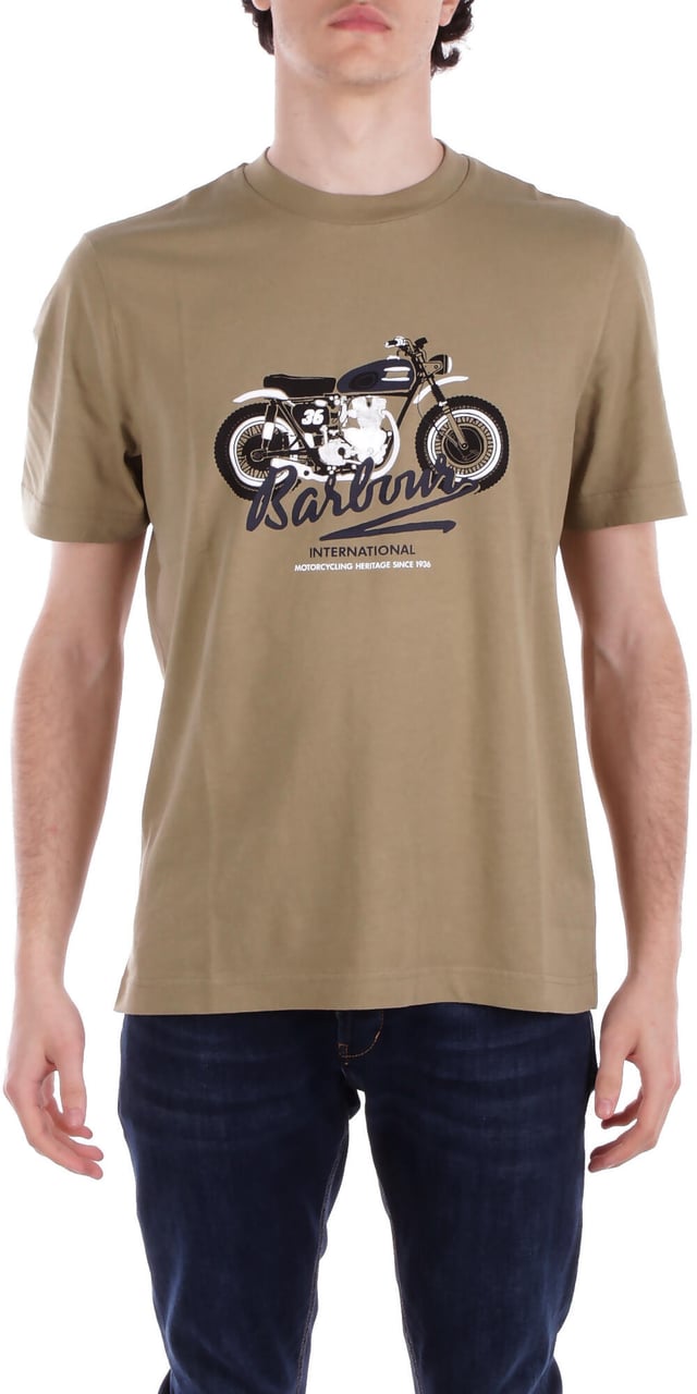 Barbour T-Shirts And Polos Green Groen