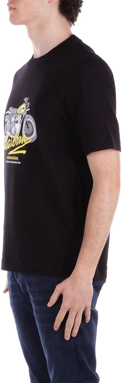 Barbour T-Shirts And Polos Black Zwart