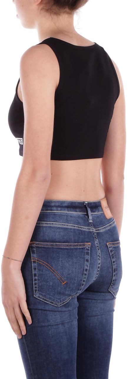 GCDS Top Black Zwart