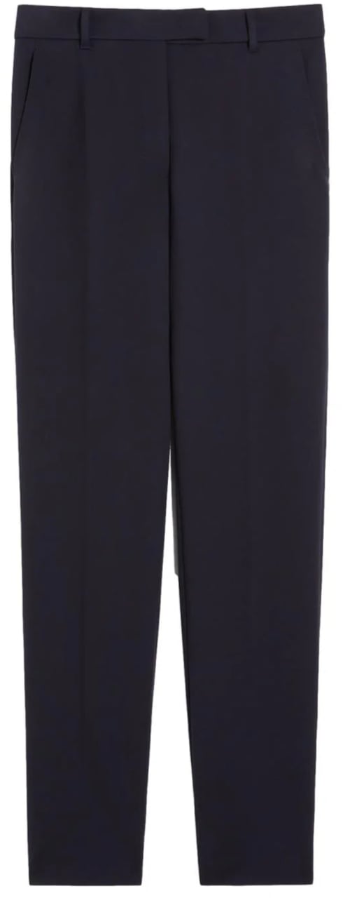 Max Mara Trousers Blue Blauw