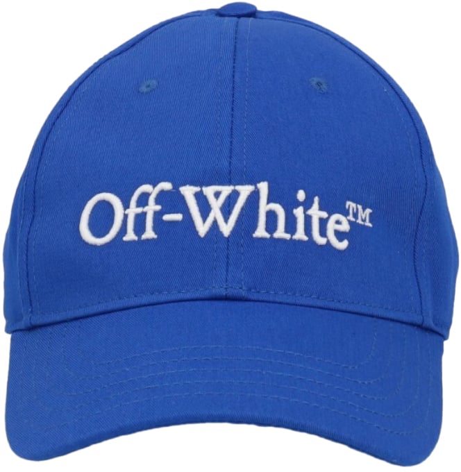 OFF-WHITE Cappello Blu con Logo Blauw