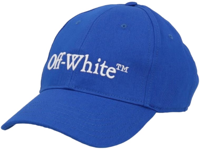OFF-WHITE Cappello Blu con Logo Blauw