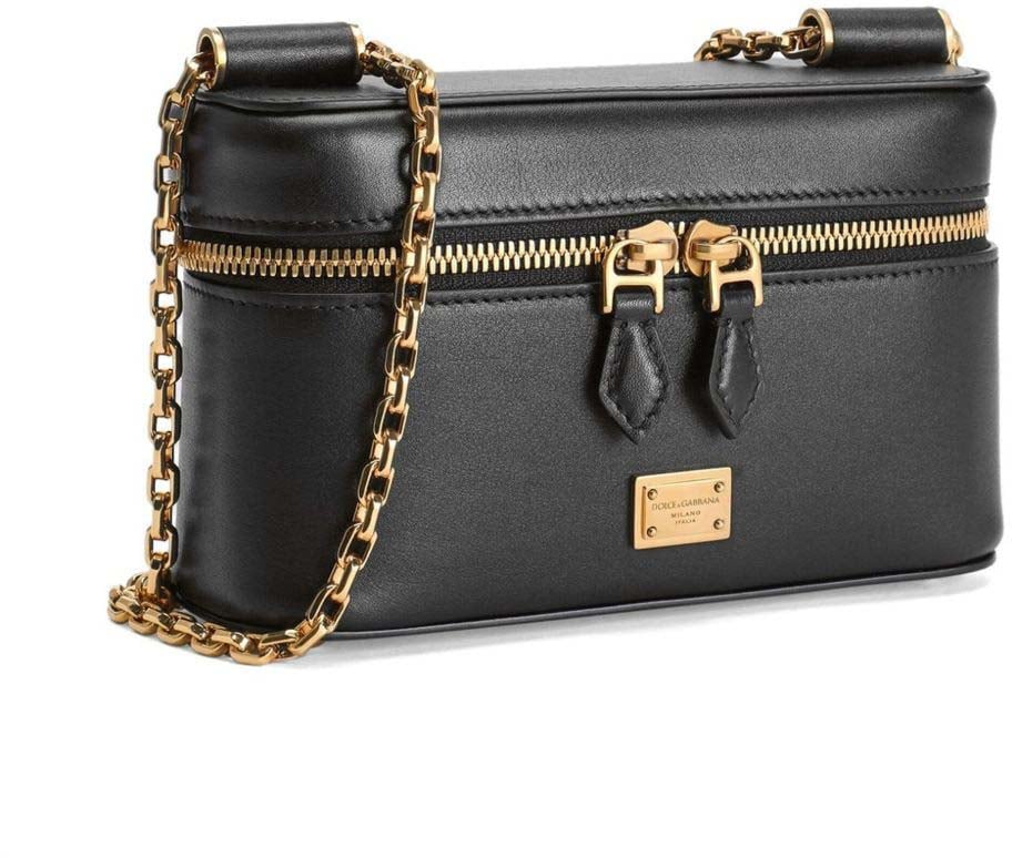 Dolce & Gabbana Borsa a Spalla con Catena Zwart