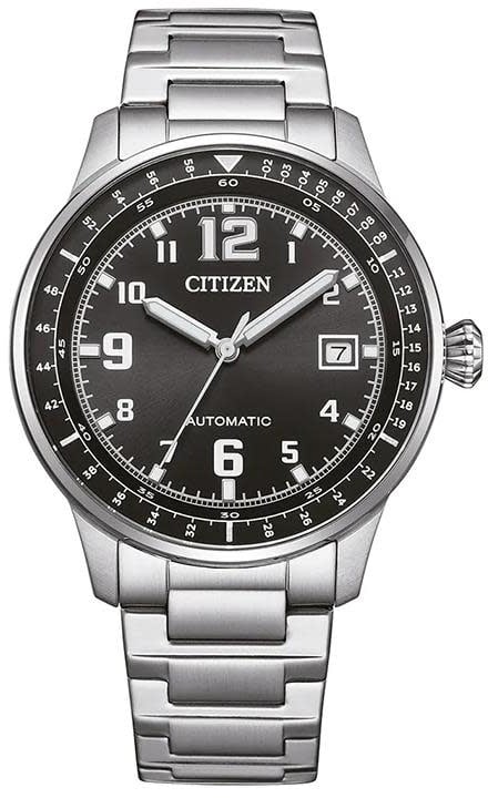 Citizen NJ0190-51E Urban Military Mechanical horloge Zwart