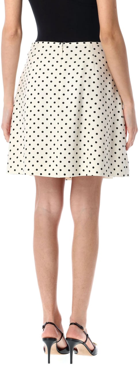 Valentino MINI SKIRT POIS Blauw