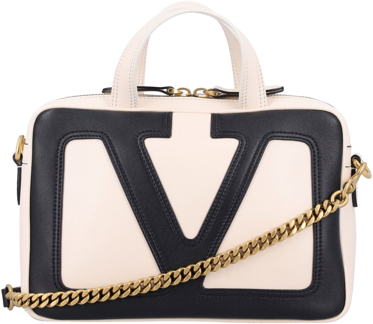Valentino Valentino Sand nappa leather Viva Superstar handbag Neutraal