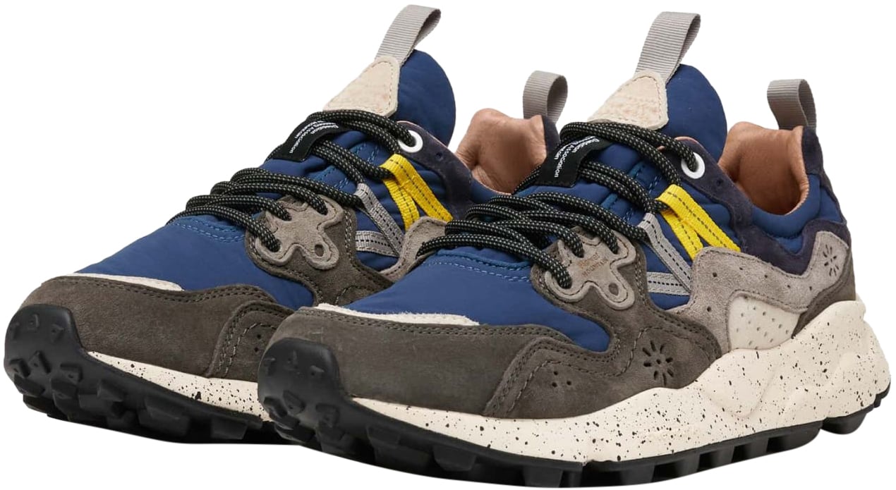 Flower Mountain Sneakers Greyblue Blauw