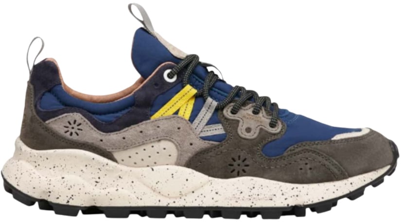 Flower Mountain Sneakers Greyblue Blauw