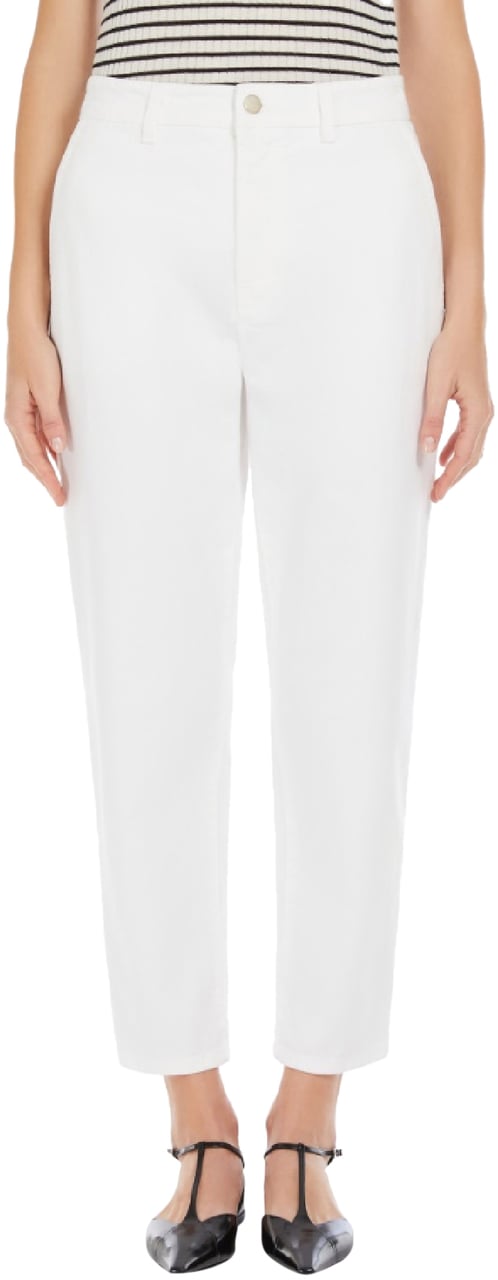 Max Mara Trousers White Wit