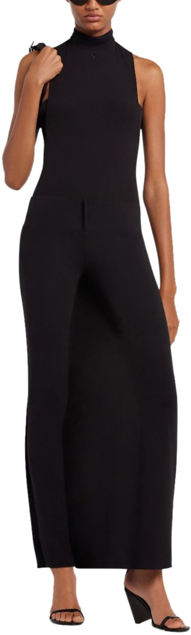 COURREGES Top Black Zwart