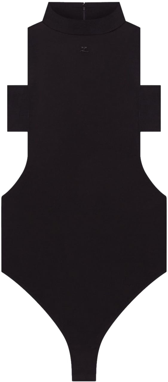 COURREGES Top Black Zwart