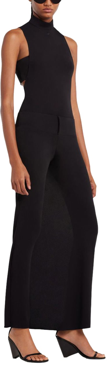 COURREGES Top Black Zwart