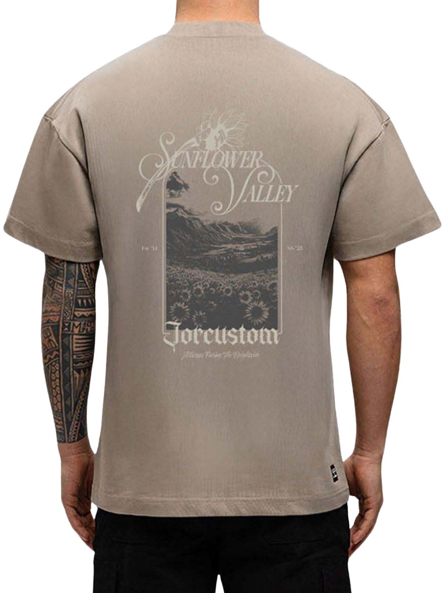 JORCUSTOM Sunflower Valley T-Shirt Taupe