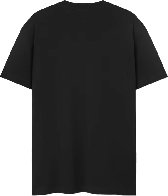 Versace Jeans Couture V-Emblem Baroque Tee Black Zwart