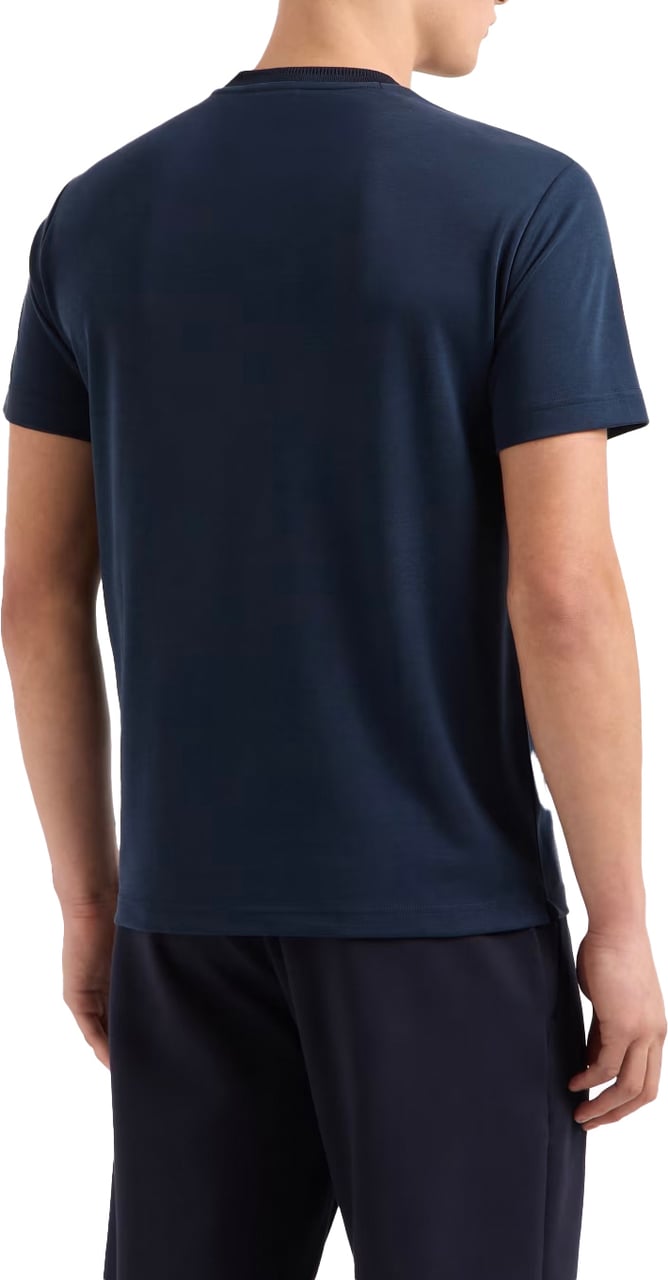 EA7 T-shirt Blue Blauw